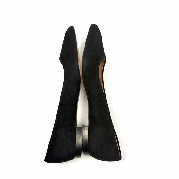 New Barneys New York Black Suede Flats Pointed Toe 36,5 US 6,5 - Picture 8 of 11